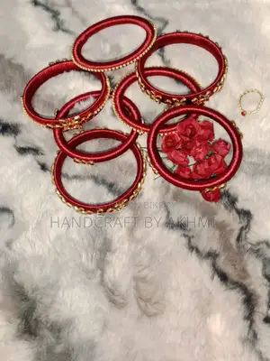 Kundan and Silk Thread Bangles