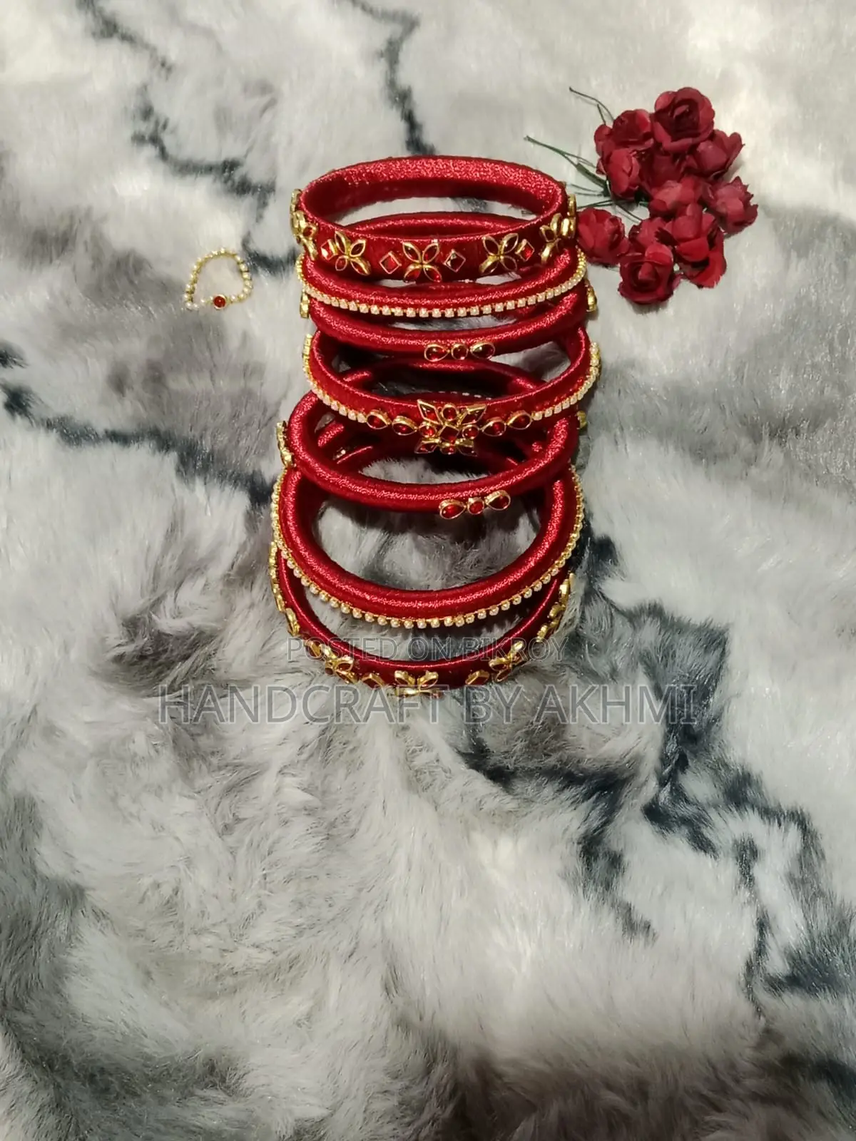 Kundan and Silk Thread Bangles