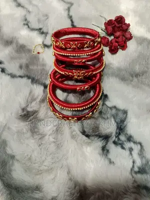 Kundan and Silk Thread Bangles