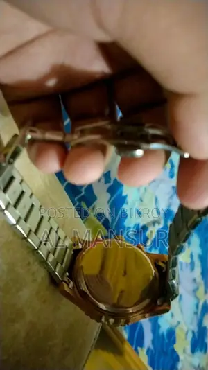 LIGE Original Chronograph ঘড়ি – গোল্ড & সিলভার