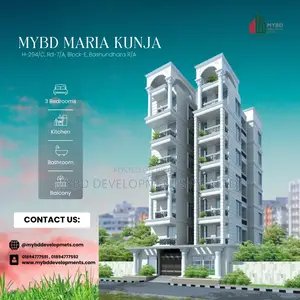 1555 Sqft Flat Near Bashundhara Evercare Hospital!!