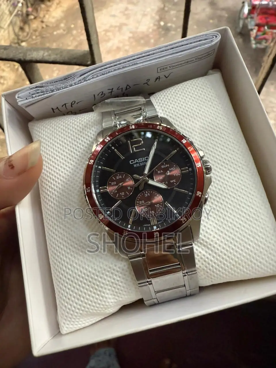 Original Casio watch with warranty card