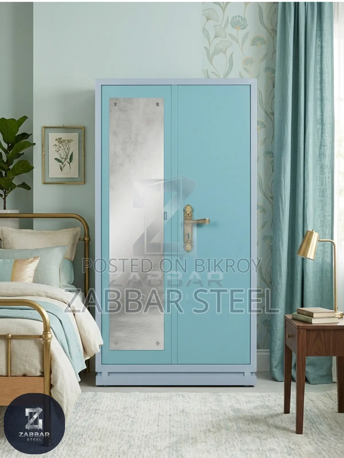 Modern and Secure Two Door Steel Almirah