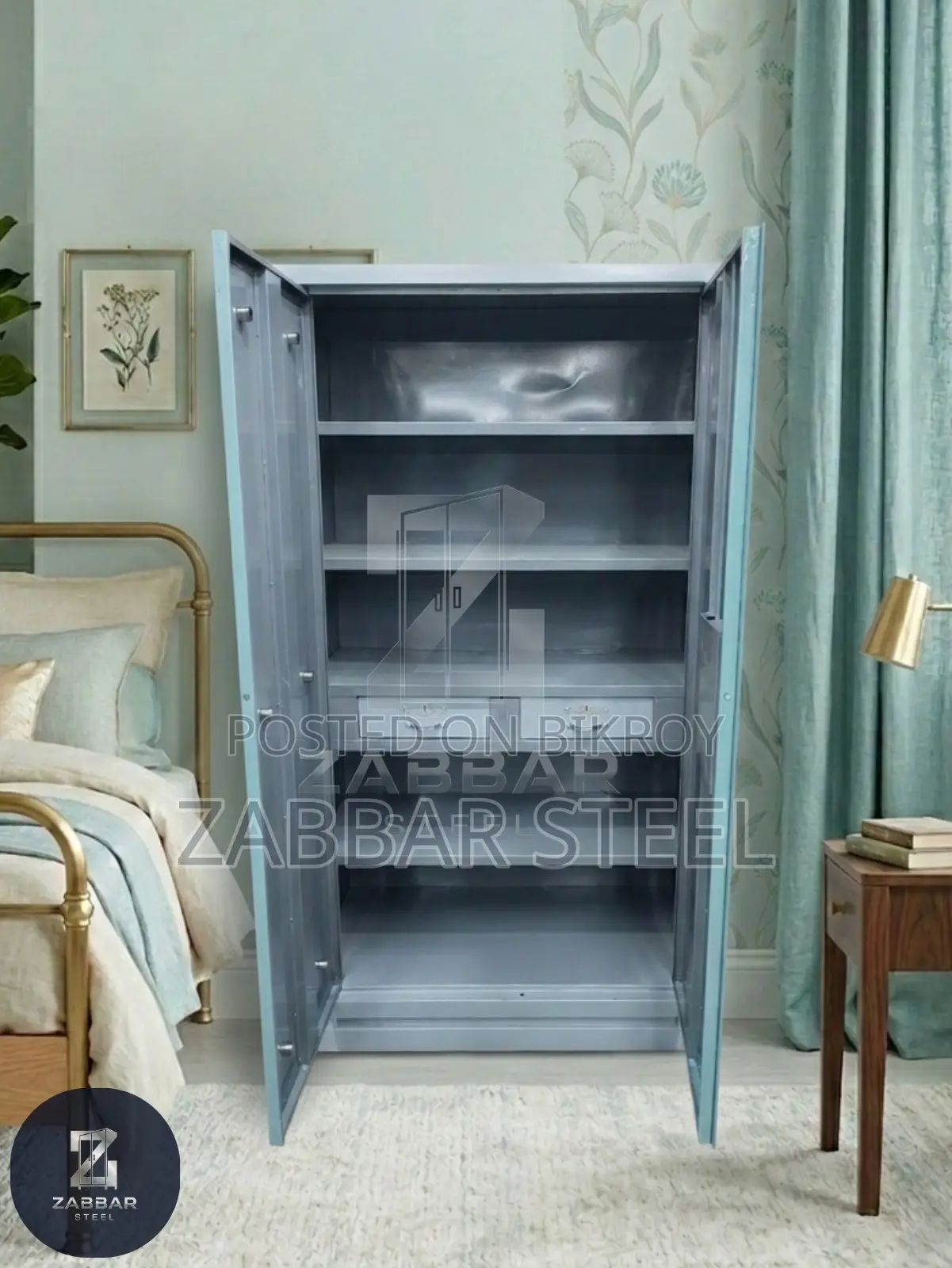 Modern and Secure Two Door Steel Almirah