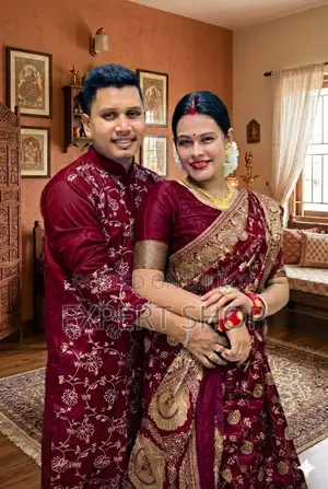 Sharee Panjabi Couple Dress with Blouse Piece