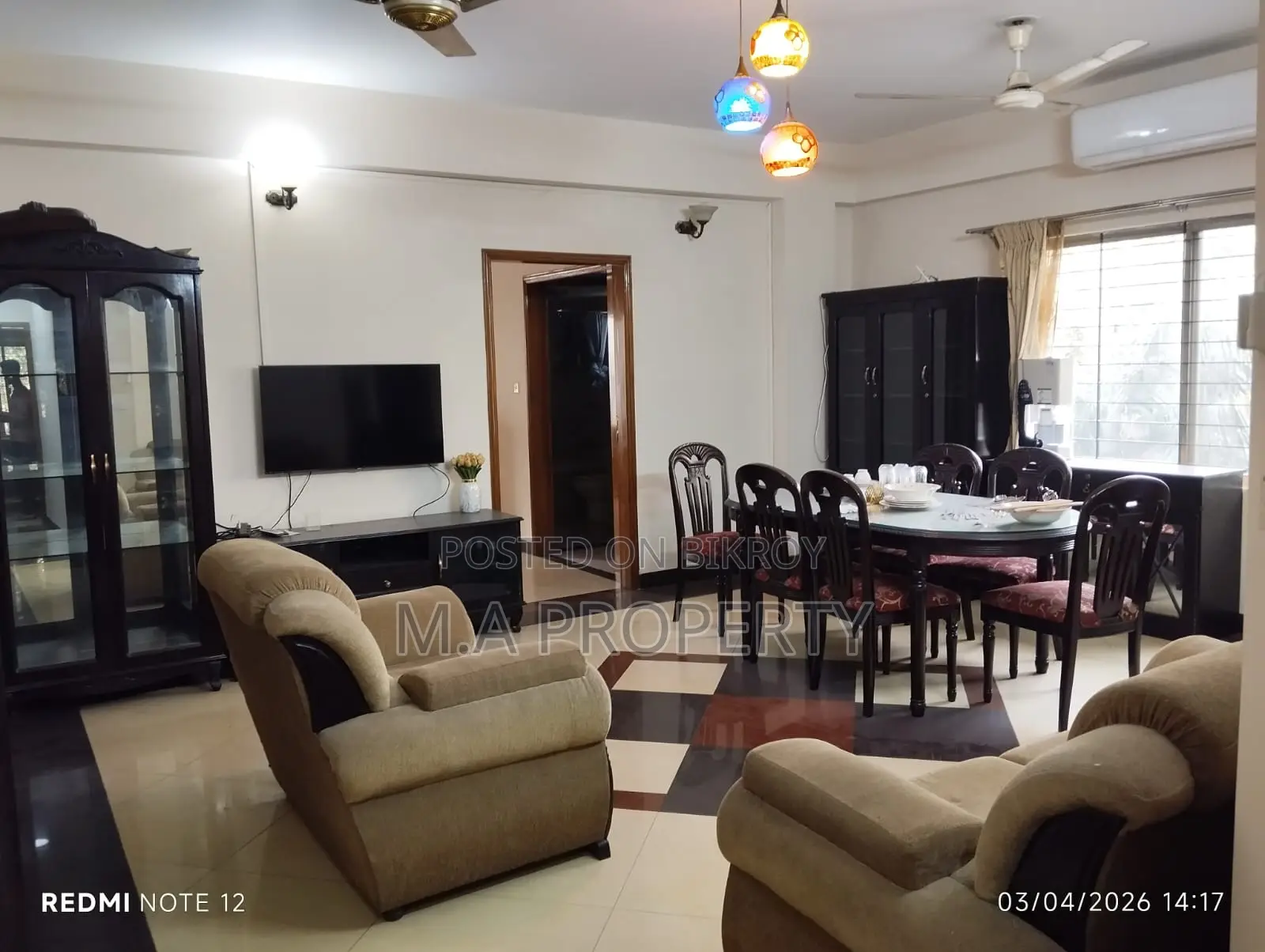 Rent Apartment 2200sft 3-Bedroom Gulshan-1