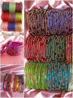 Raindrop Glass Bangles at Cheap Price