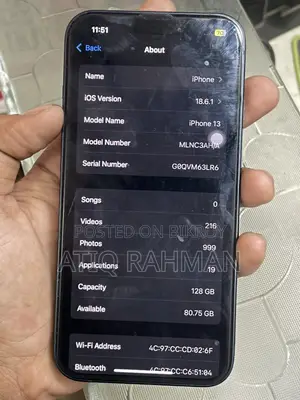 Apple iPhone 13 128GB (Used)