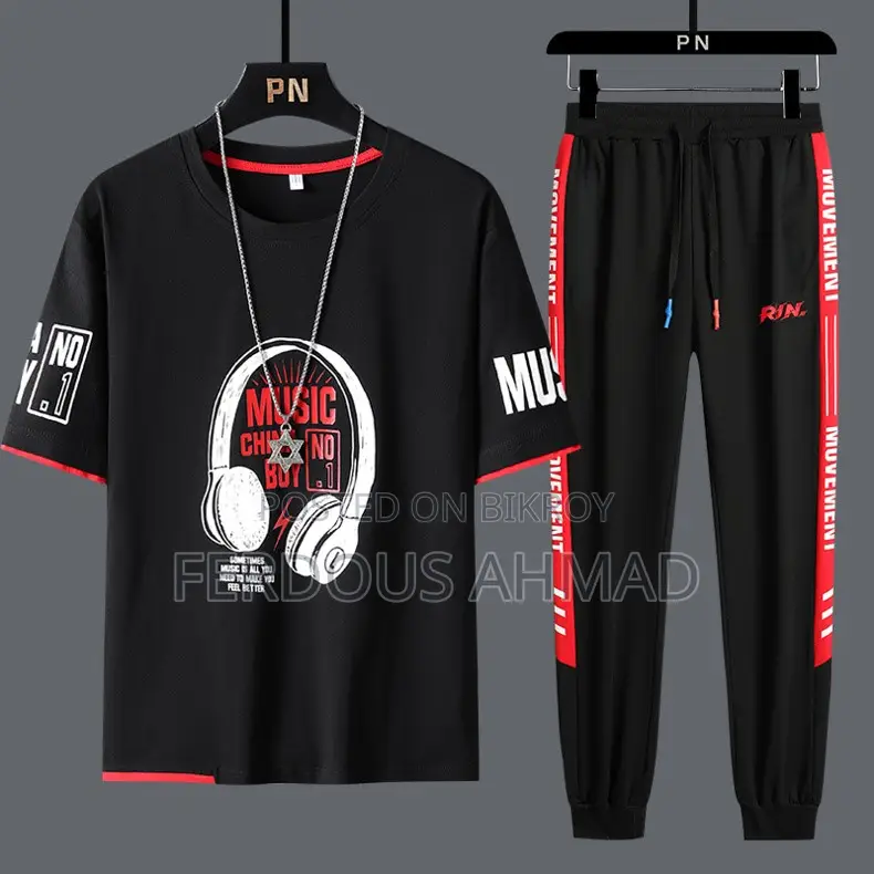 Mash T-shirt & Full Pant Set