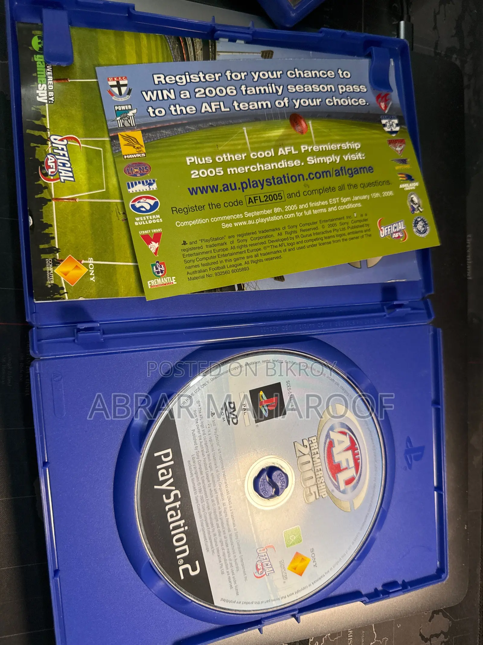 Ps2 Video Games Disc