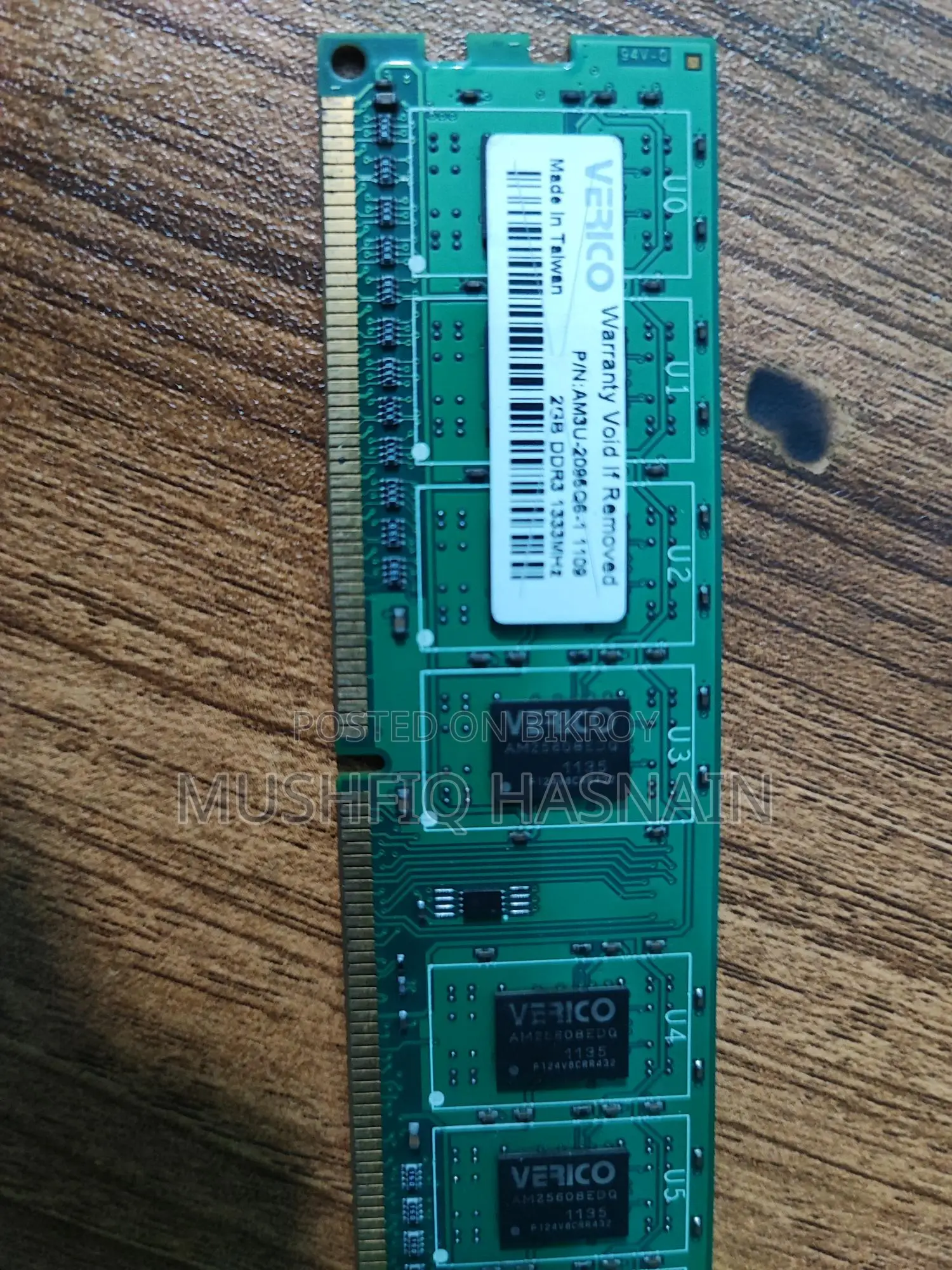DDR3 Used RAM For Sale