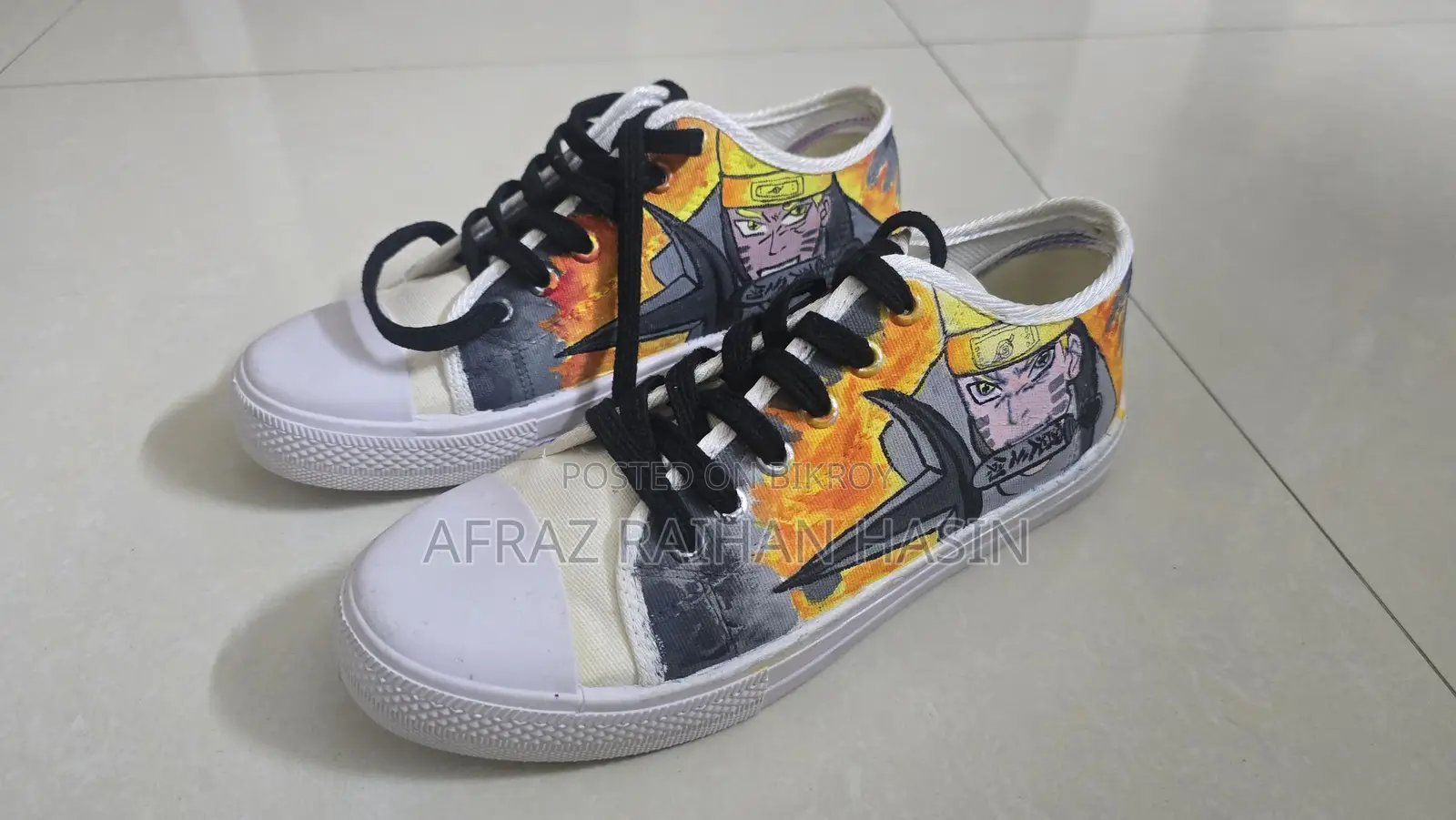 Naruto Art Shoes Size 41