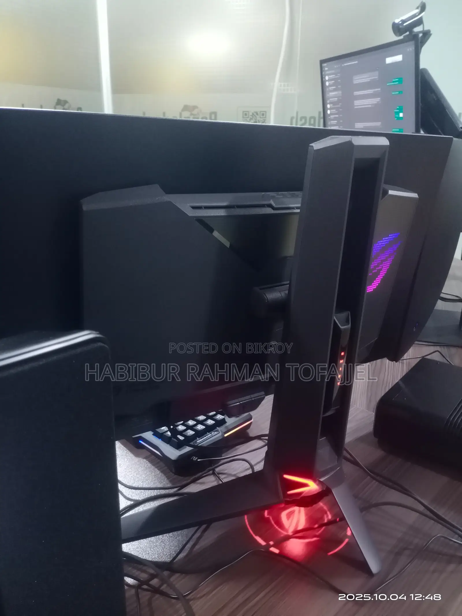 ASUS Rog Swift PG27AQDM 26.5" Oled 240hz Gaming Monitor
