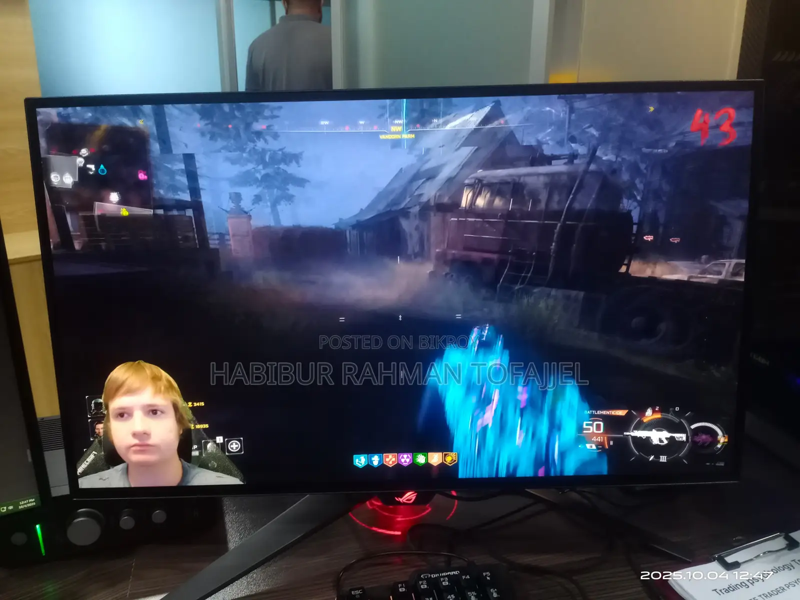 ASUS Rog Swift PG27AQDM 26.5" Oled 240hz Gaming Monitor
