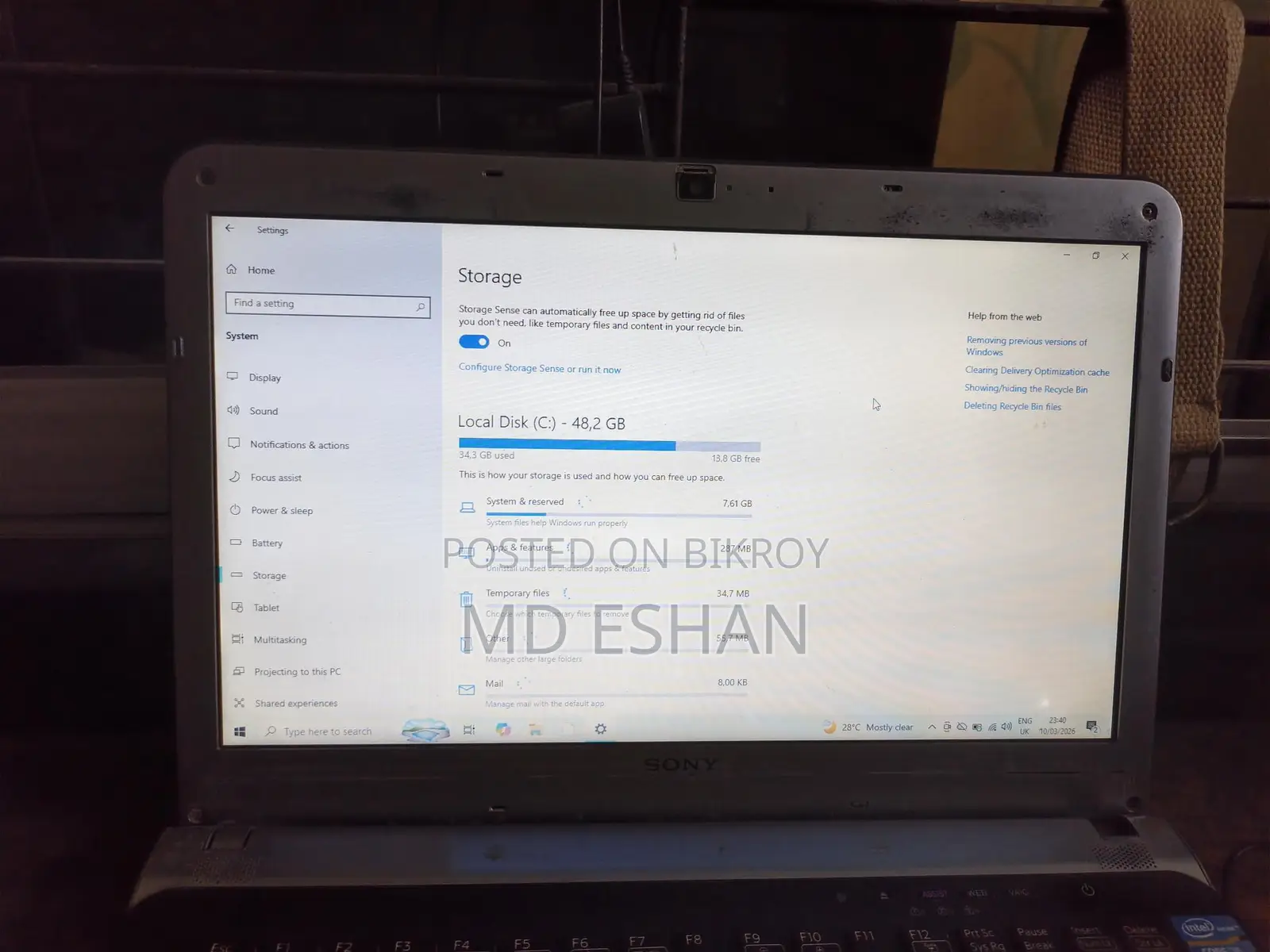 Sony vaio core i5