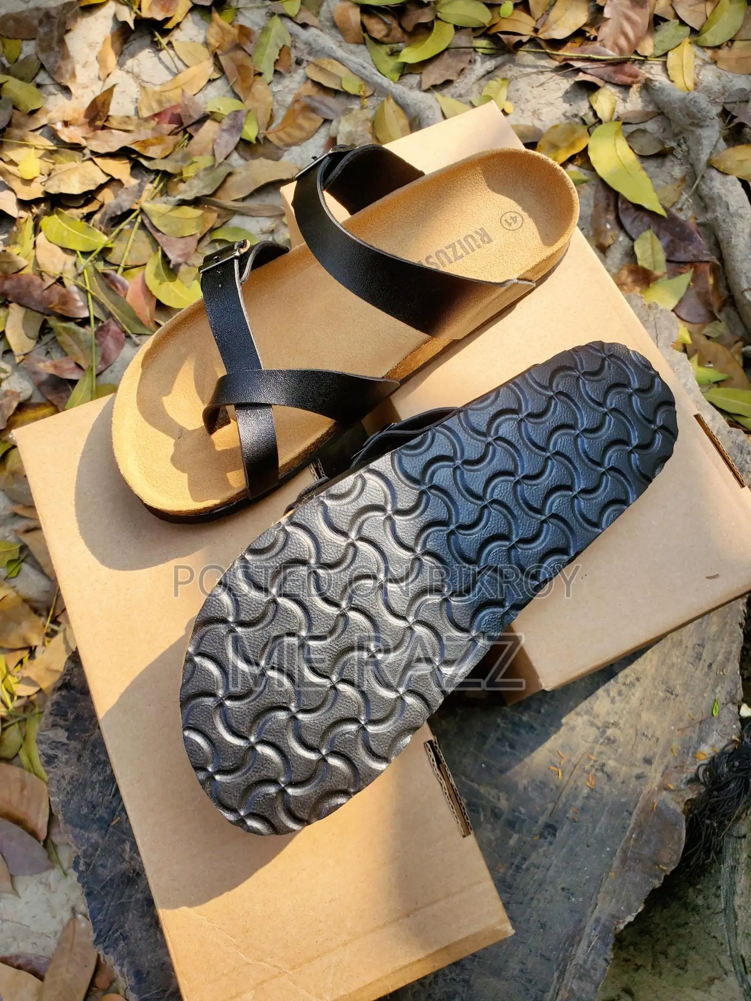 Smart Casual Men’s Sandal | Durable Sole Original Box with Tag
