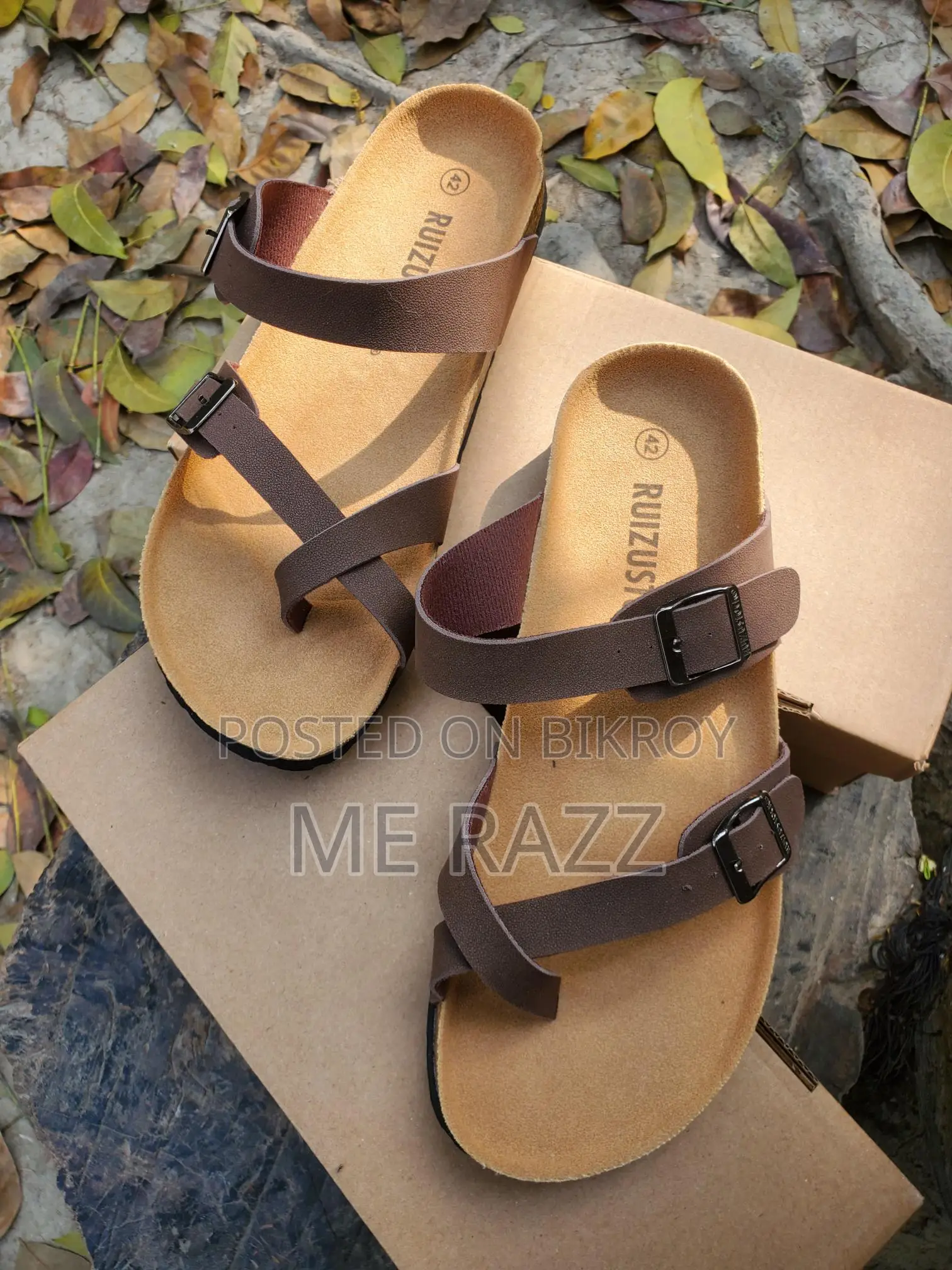 Smart Casual Men’s Sandal | Durable Sole Original Box with Tag