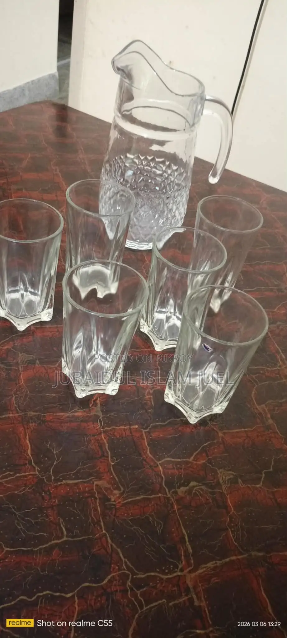 Cup Set, Jug, Juice Glasses.