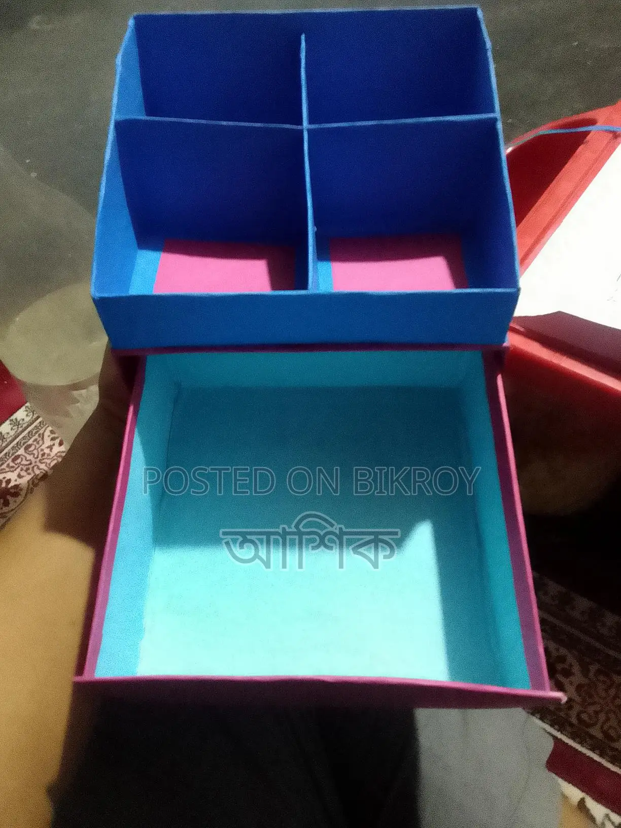 Ornament Box Made of Hardboard
