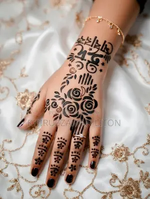 মেহেদী স্টিকার ডিজাইন ৬ পিচ