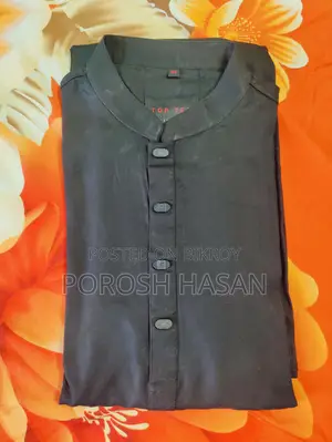 প্রিমিয়াম ব্ল্যাক পাঞ্জাবি টপ টেন