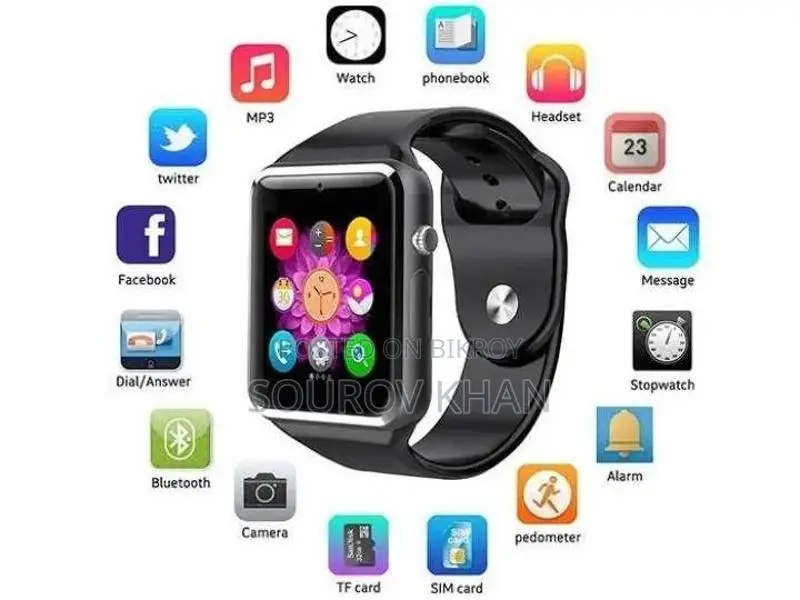 A1 Smart Watch with SIM and Memory Support