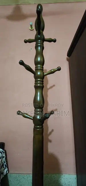 Portable Wooden Hanger Stand