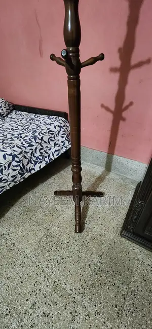Portable Wooden Hanger Stand