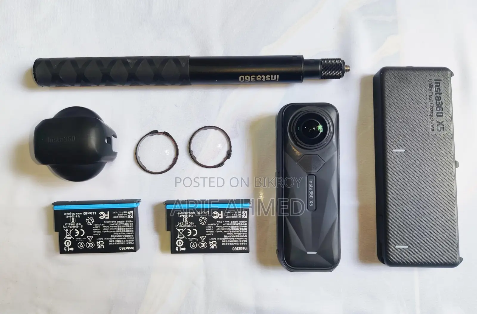 Insta360 X5 Essential Combo 8K 360 Action Camera (Like New)
