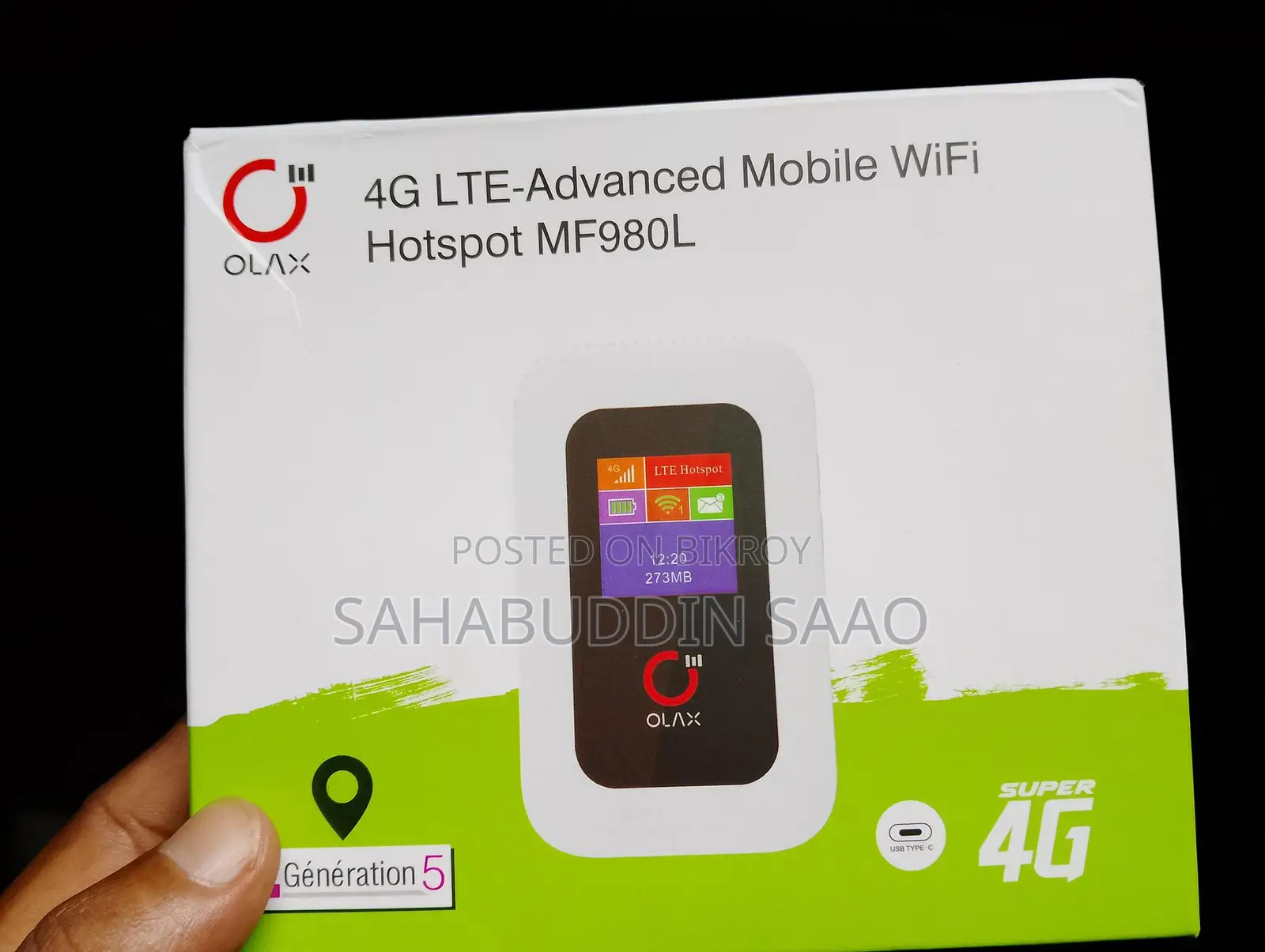 পকেট রাউটার Olax mf980l