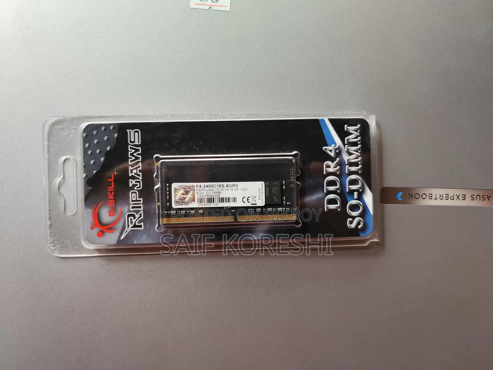 G.skill Ripjaws 8gb Ddr4l 2400 Bus Laptop Ram