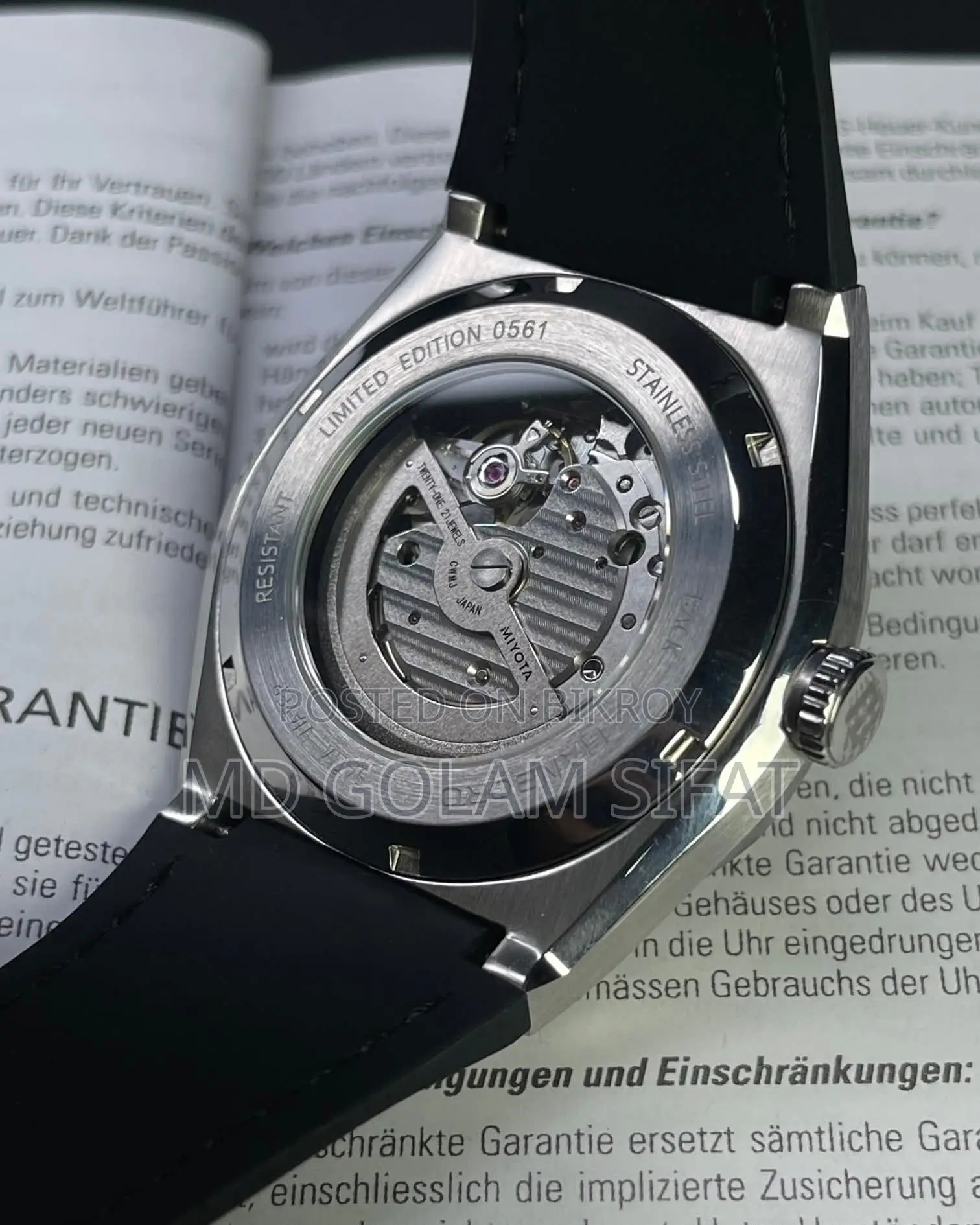Hanboro Watch Authentic Official Box Men