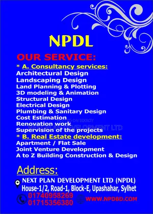Building Consultancy, Construction & Design @ NPDL, Sylhet