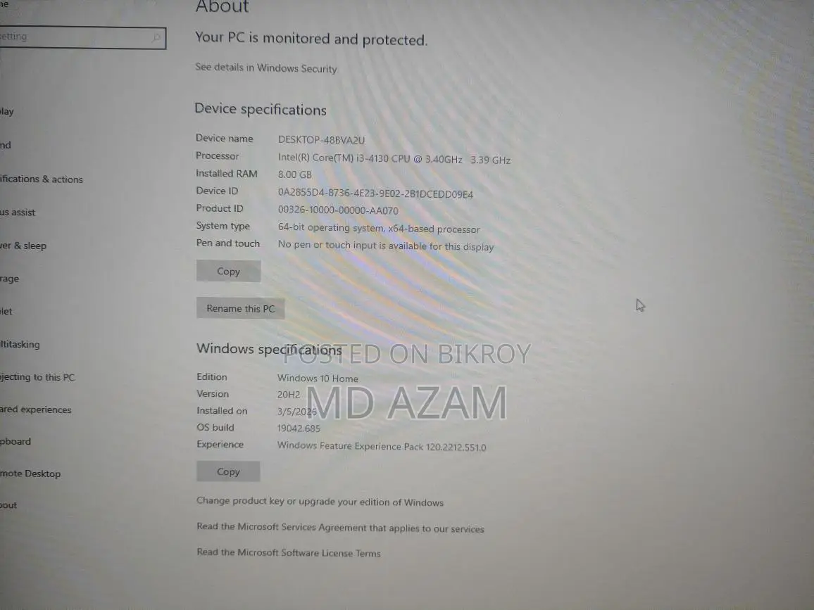 Desktop Computer for Sale
