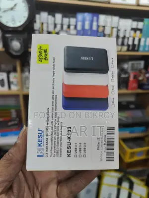 KESU-K103 SATA Hard Drive Enclosure!! Portable Hard Disk Case