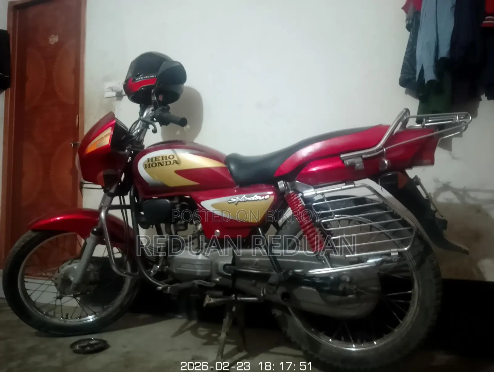 Hero Splendor Plus 2008 Red
