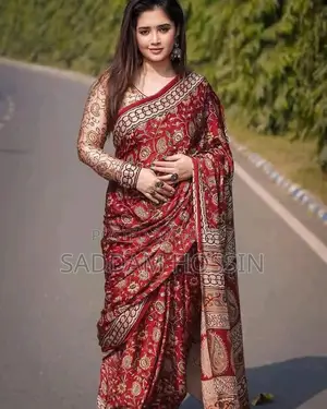 সিল্ক ডিজিটাল শাড়ি