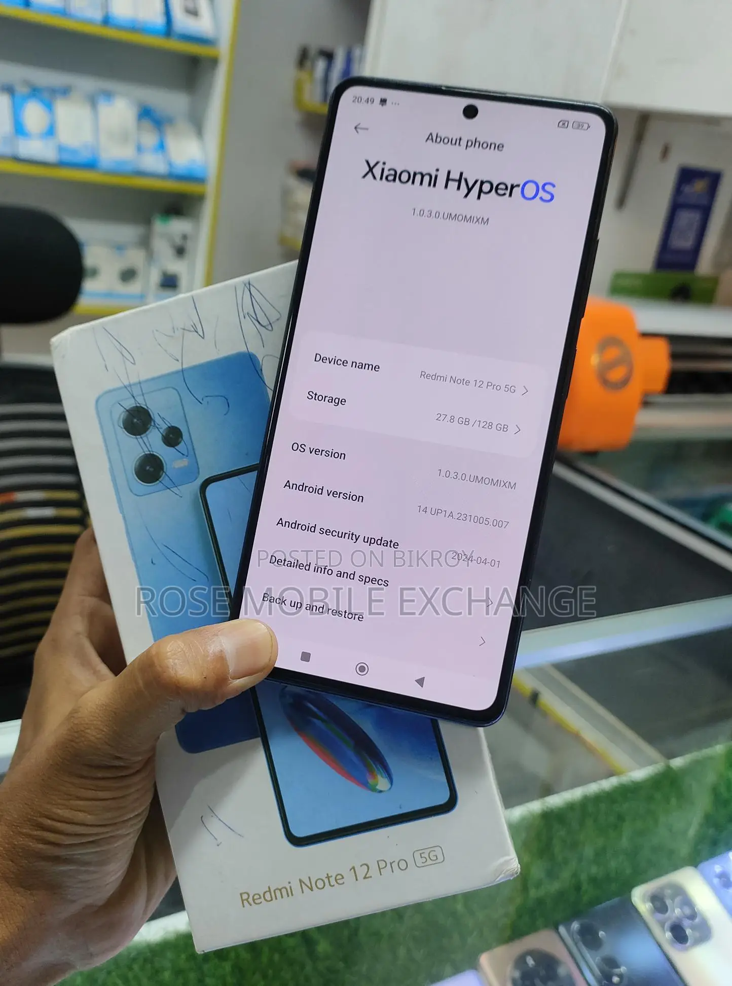 Xiaomi Redmi Note 12 Pro 6/128 Fixed (Used)