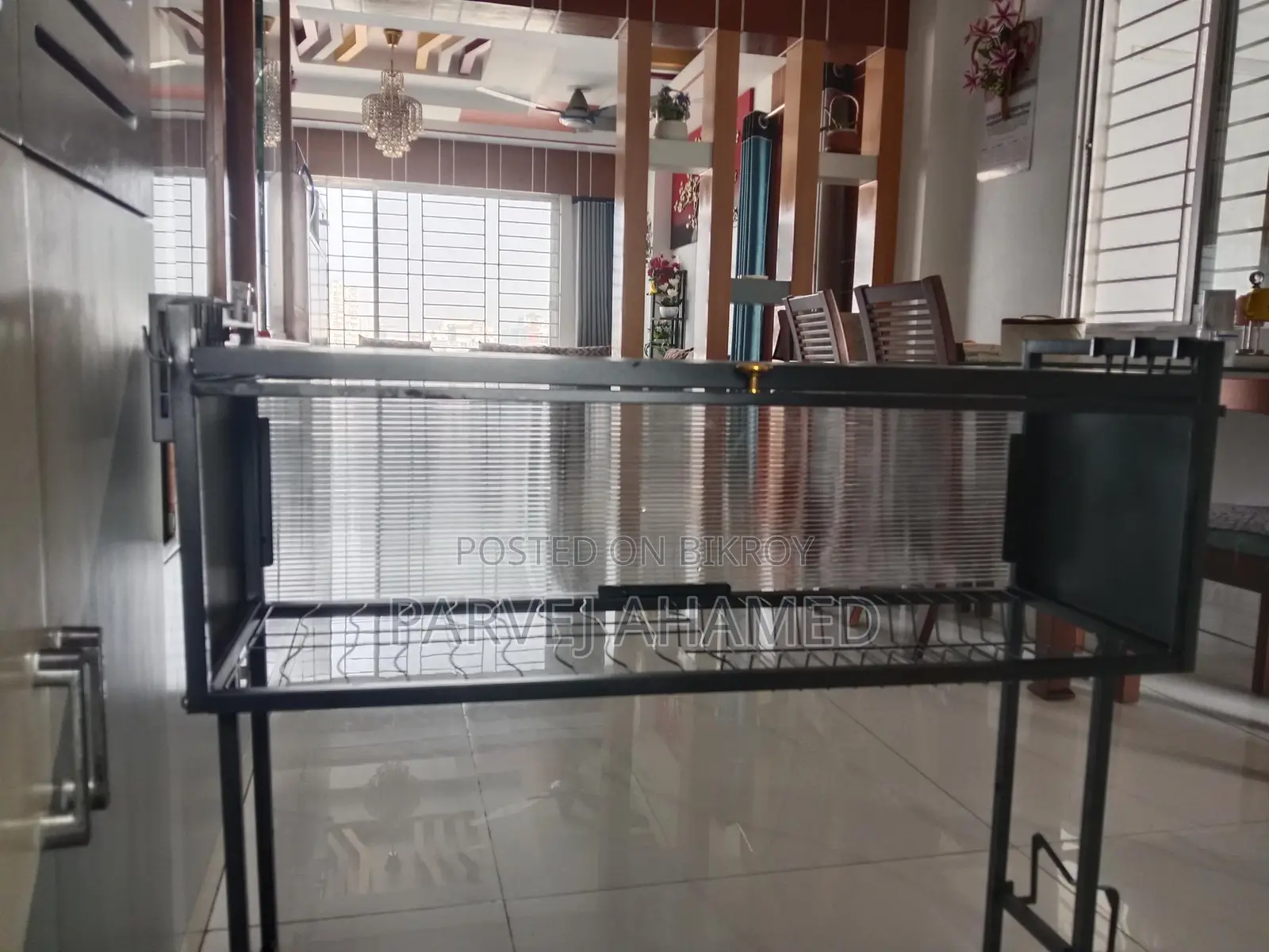 standing kitchen dish drying rack