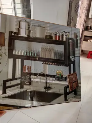 standing kitchen dish drying rack