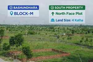 Block-M || 4 katha plot north facing Bashundhara