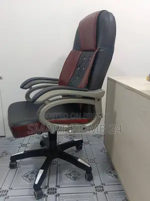 Premium High-Back Office Chair – Elegant Dual-Color Design