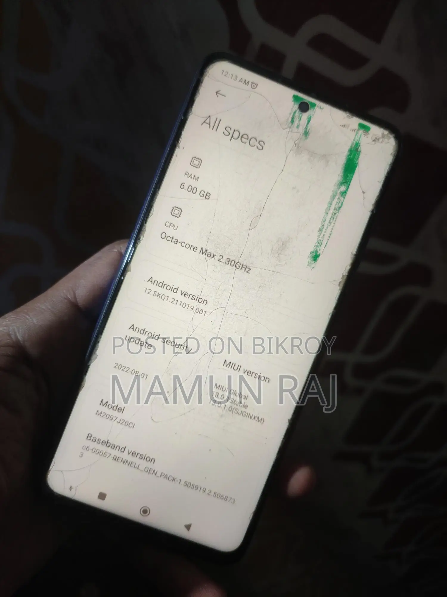 Xiaomi Poco X3 NFC . (Used)