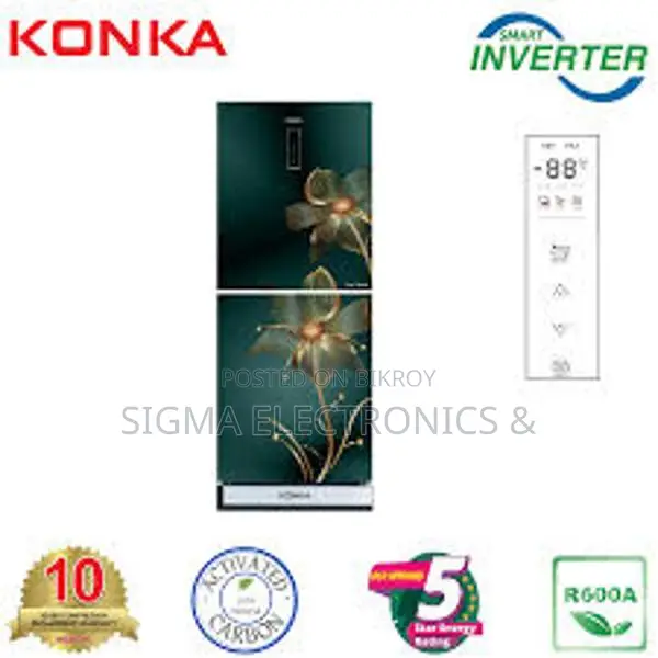KONKA Refrigerator Digital Display with Inverter (315 LTR)