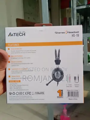 A4tech Hs‑19 Stereo Headset দ্রুত বিক্রি হবে