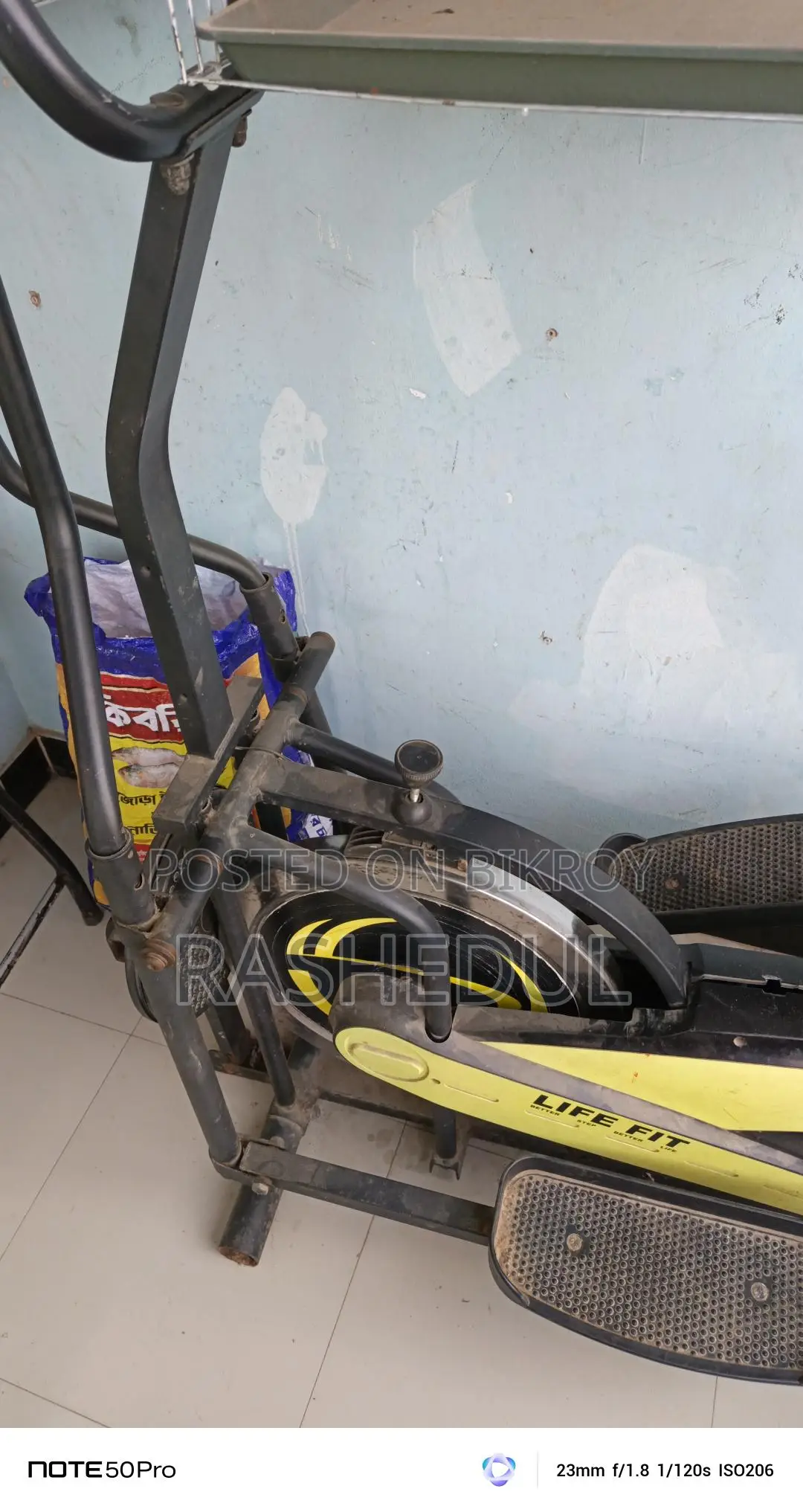Orbitrac Exercise Cycle - Black & Yellow