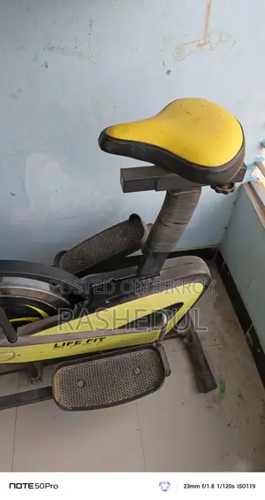 Orbitrac Exercise Cycle - Black & Yellow