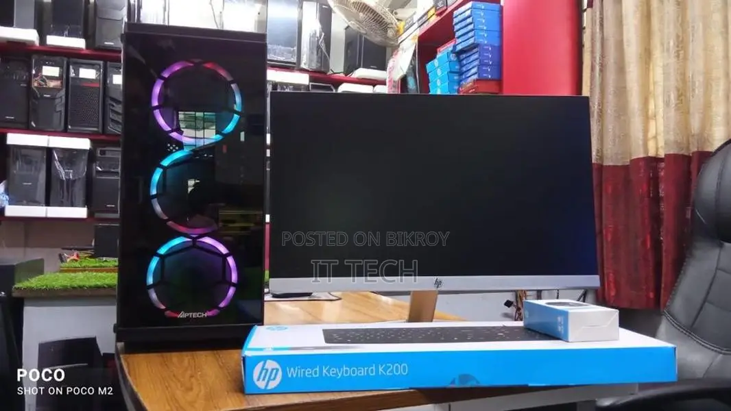 HP M22F 22" LED ! Cor i7™গেমিং 8GB RAM_1TB/128GB SSD 4GB GRPX PC!