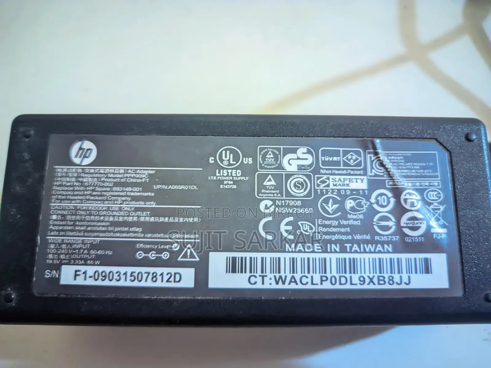 Laptop 65w Charger