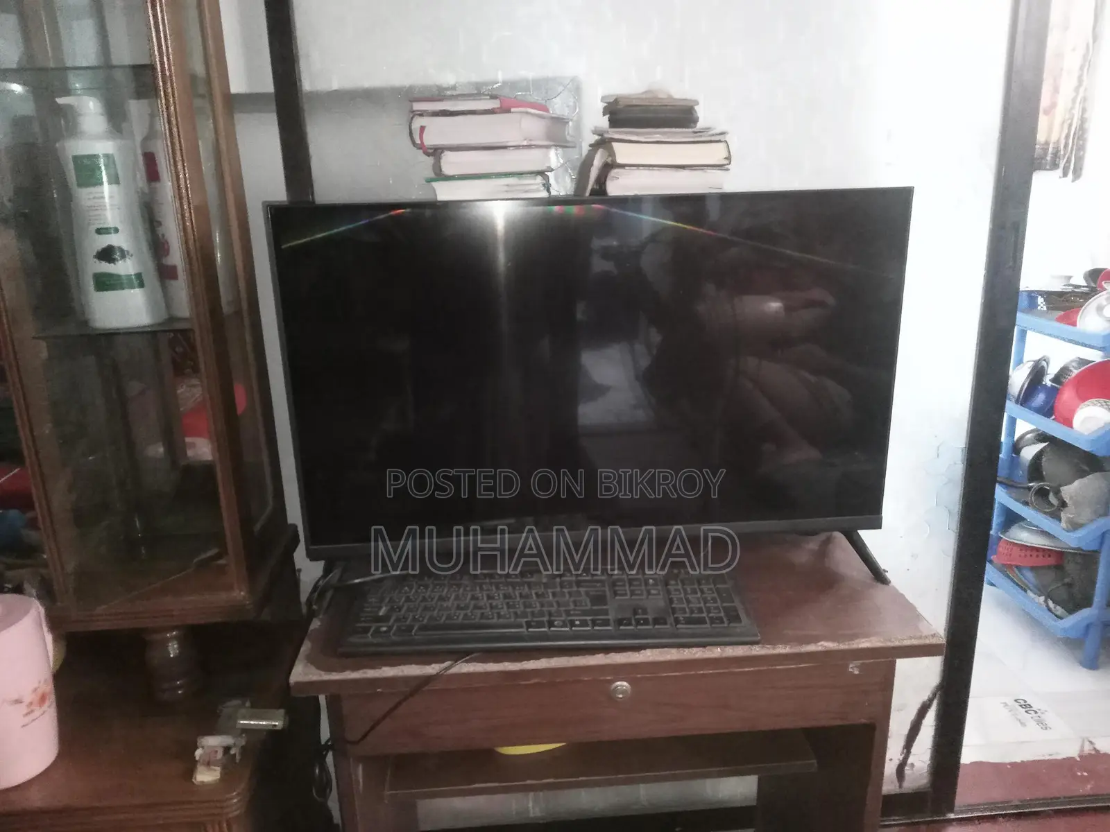 (All In One) CPU, TV Monitor, Table And Computer Accessories